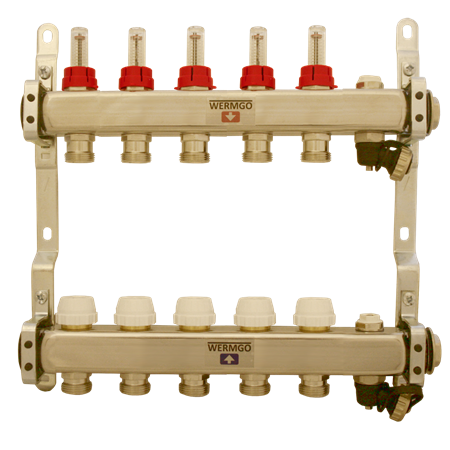 Golvvärmefördelare WTP, Wermgo, 5-Vägs