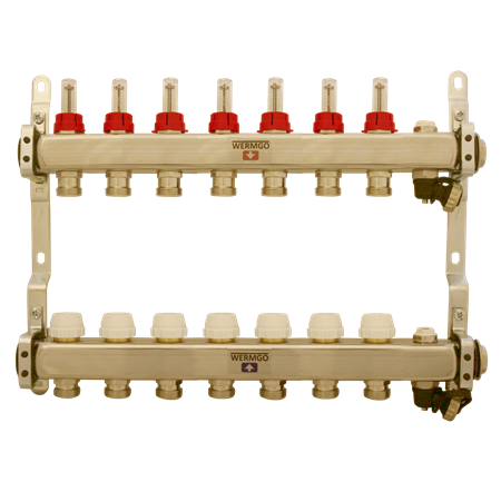 Golvvärmefördelare WTP, Wermgo, 7-Vägs